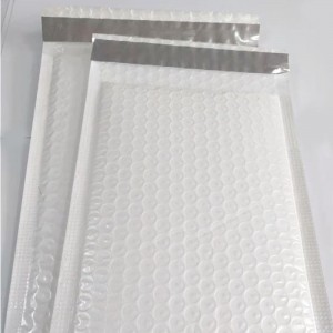 Wholesale white mail self-adhesive PE envelope bubble bag envelope