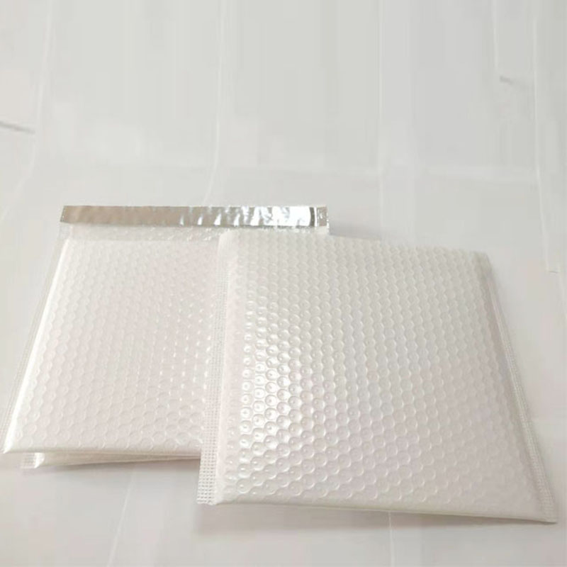 Wholesale white mail self-adhesive PE envelope bubble bag envelope