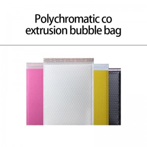 Custom Printed Plastic Packaging Bubble EnvelopesPink Rose Gold Bubble Poly Mailer Bag