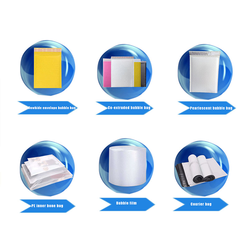 custom printed shock resistant white bubble mailers padded shipping envelope plastic packaging bag