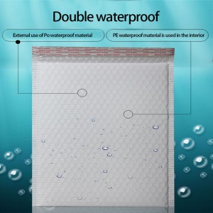 Wholesale white poly bubble mailers envelopes/padded shipping bags